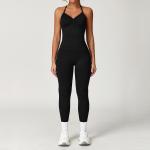 Women Seamless Halter Shockproof Yoga Set